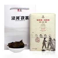 泾河茯茶 泾阳茯茶 陕西特产黑茶 金花手筑茯砖茶 知青情知青味礼盒装茶叶400克