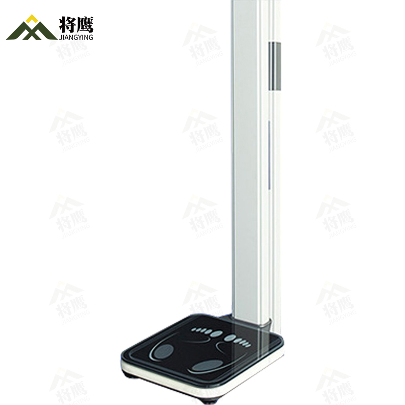 将鹰 超声波身高体重秤自带热敏打印机儿童成人多功能体检一体机 JY-351S-BYH08高清大图