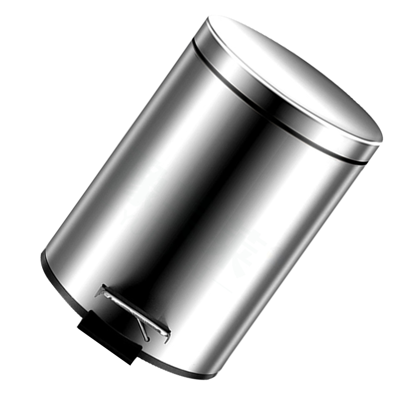 豫芙莱脚踏垃圾桶12L个高清大图