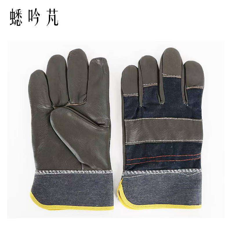 蟋吟芃 半皮手套 均码 副高清大图