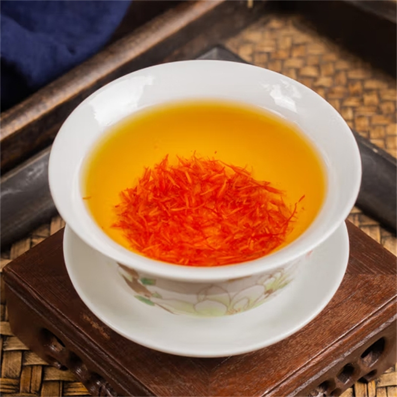 甄选红花100克正品干货新货无硫泡茶煮水草红花正品泡澡泡脚另售艾叶