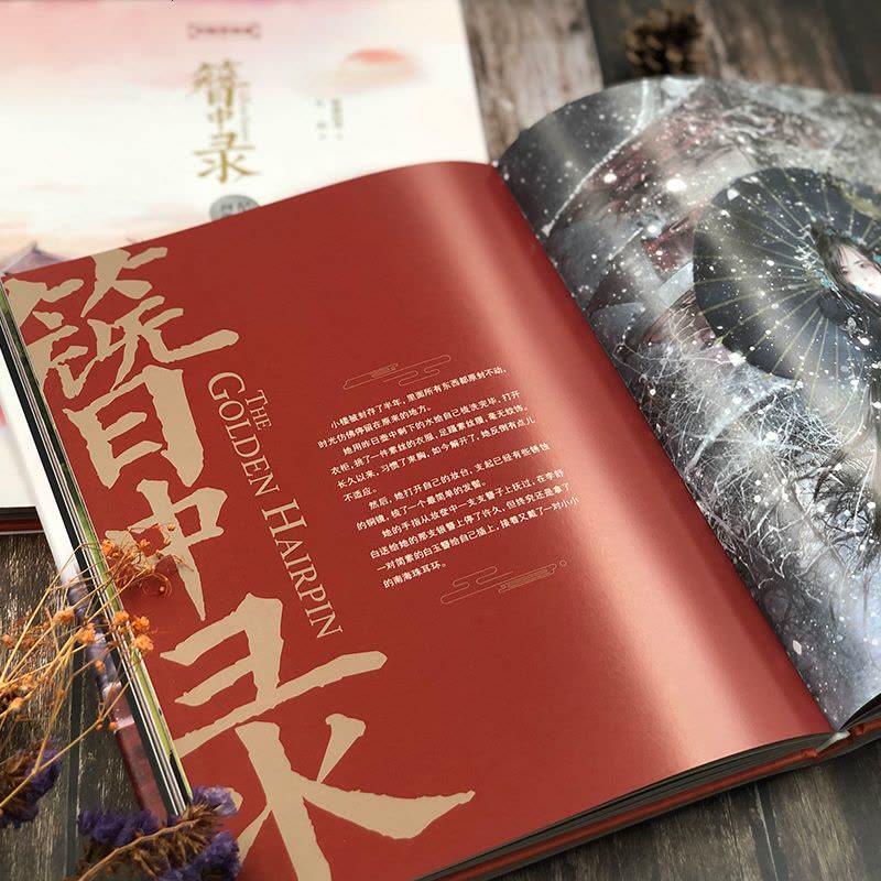 簪中录纪念画册 簪中录纪念画册：长阳手绘版-侧侧轻寒-微信读书