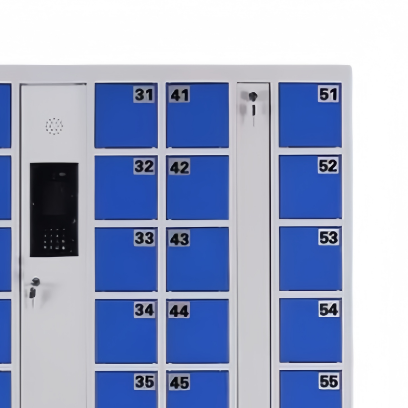 鑫龙都手机存放柜人脸指纹识别60门高清大图