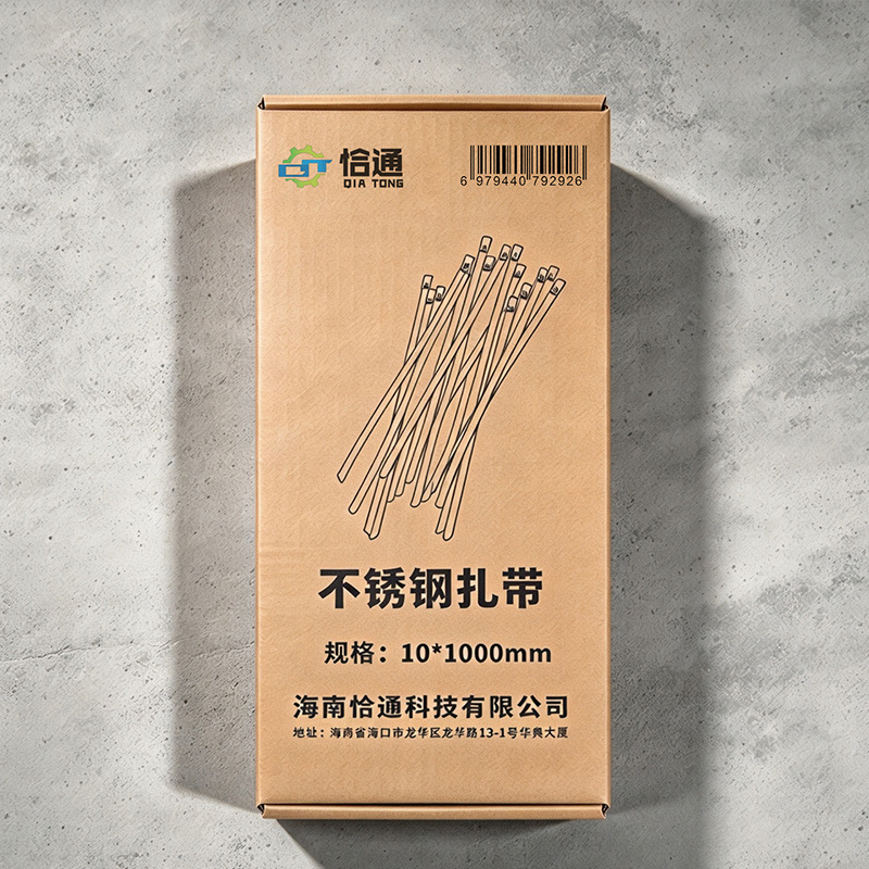 恰通不锈钢扎带10*1000mm 根高清大图