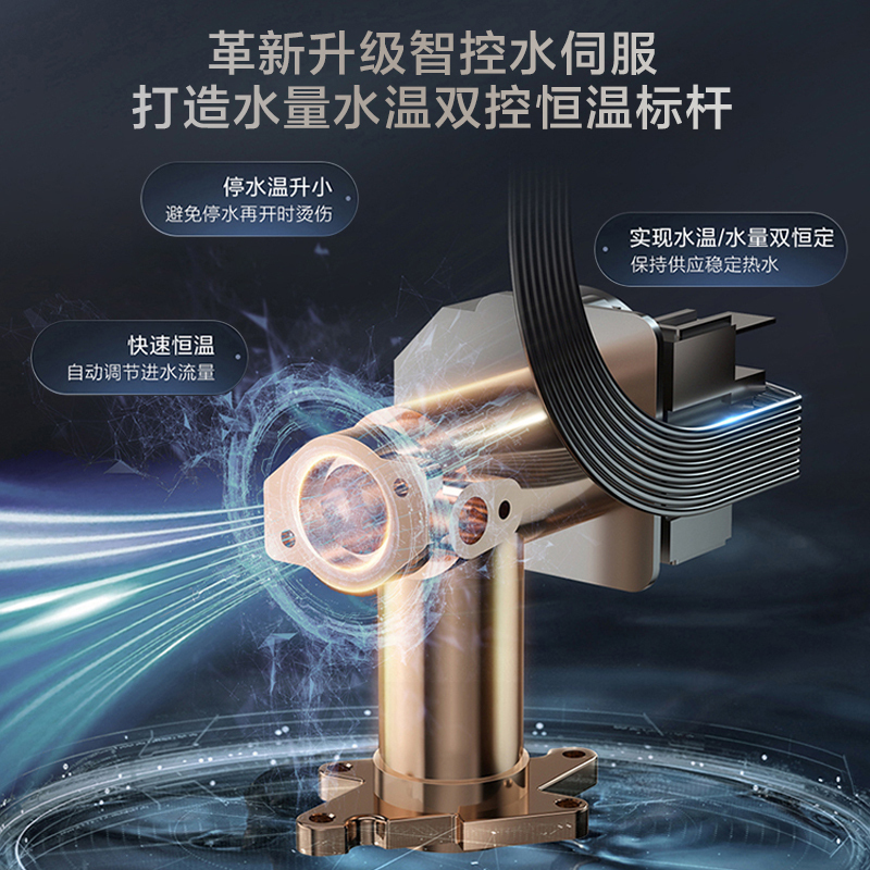 海尔(Haier)16升燃气热水器天然气 水伺服恒温 WiFi智控 轻音节能 健康抑垢JSQ31-16KL3U1