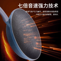 爱仕达(ASD)炒锅魔法石系列4-6人无烟不粘锅32cm能铁铲高端炒菜锅 明火适用 旗舰正品CL32F2Q