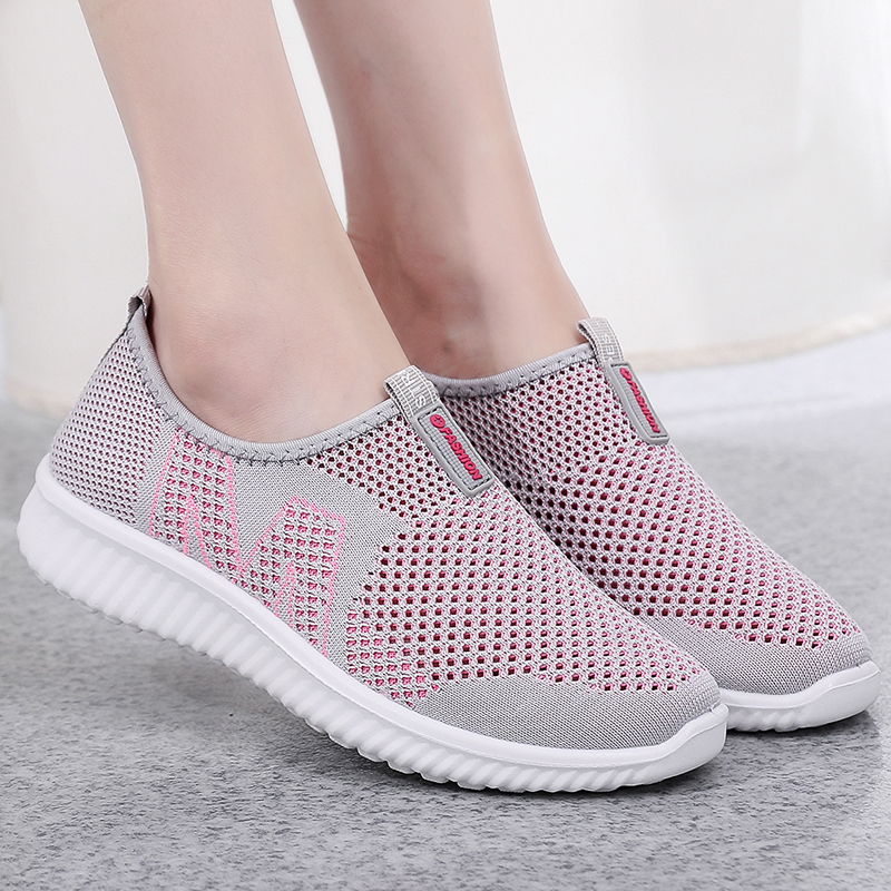 老北京布鞋夏女网眼透气鞋休闲鞋软底妈妈鞋41大码中老人鞋防滑底