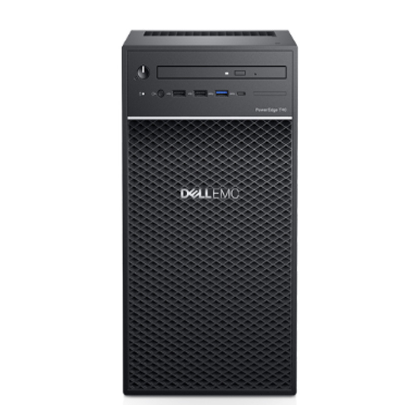 DELL戴尔 小型塔式服务器主机 台式迷你机箱 云存储服务器 T40【至强E-2224G】16G/2*2T企业H330