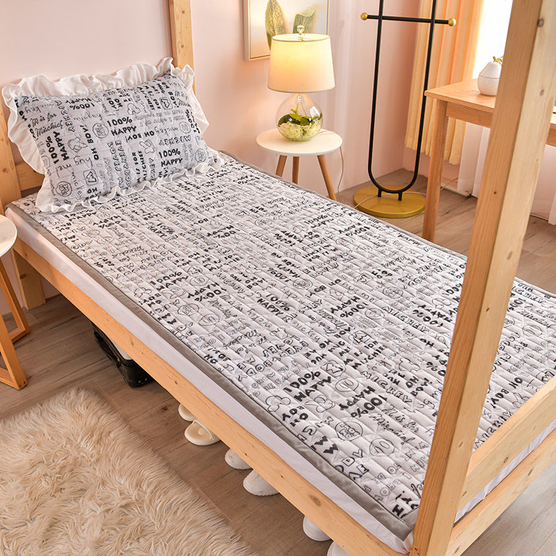 牛奶绒床盖学生宿舍单双人床垫子榻榻米儿童床垫被床褥子租房专用 NS23-MICKEY乐园 100*200cm-单件