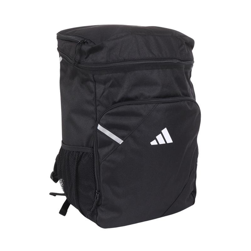 Adidas L大容量反光休闲运动包男女童通用篮球包可分层储物户外旅行包 Black