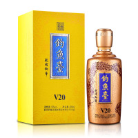 酒仙网 53度 钓鱼台 V20 500ml国产 高度 酱香 白酒高端送礼礼盒白酒