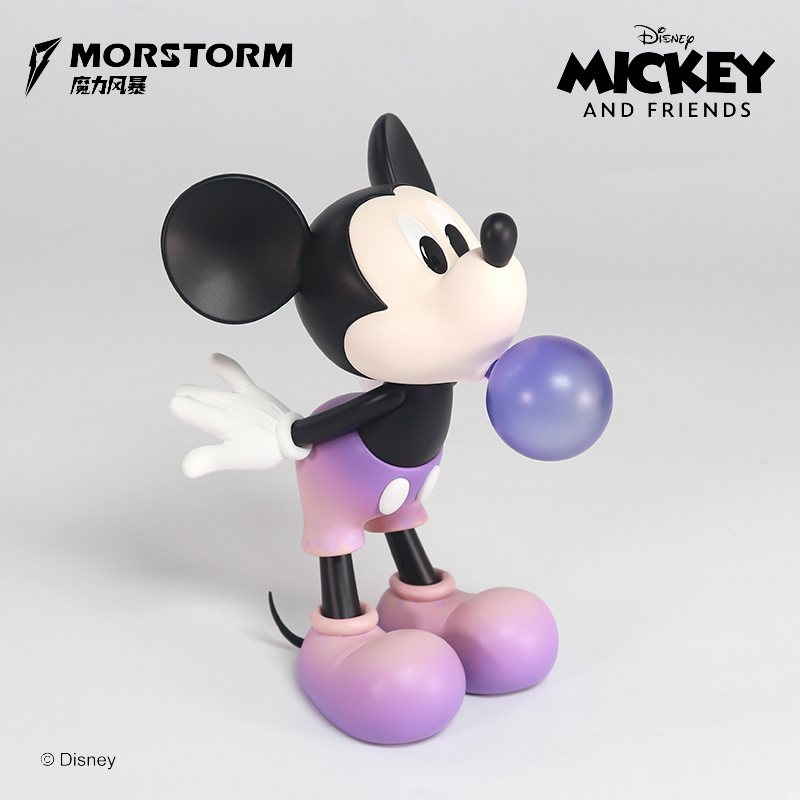 迪士尼(DISNEY)潮服系列摆件/15cm/吹泡泡米奇-紫