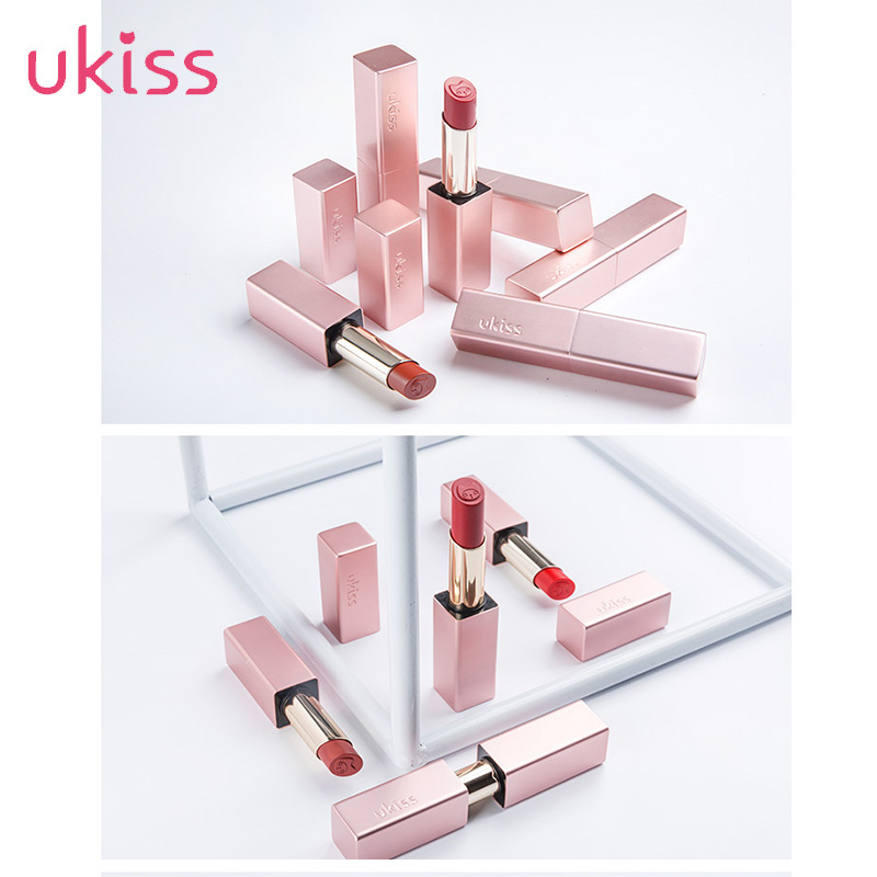 [抖音同款口红#女神节口红套装]UKISS/悠珂思午夜迷魅丝绒哑光唇膏雾面丝绒口红持久滋润保湿