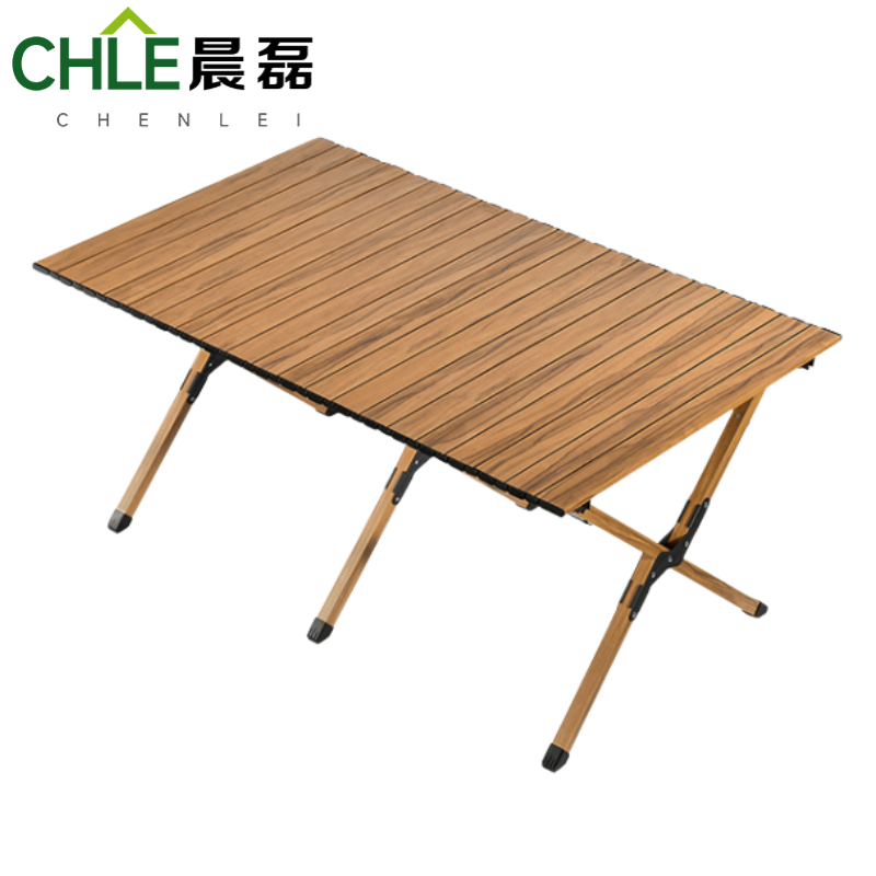 晨磊折叠蛋卷桌117*70*54cm/张高清大图