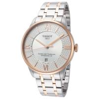 天梭(TISSOT)瑞士自动机械表429毫米不锈钢表壳防水50米日期显示