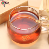 中粮中茶牌湖南安化黑茶百年木仓崖畔野放K13-9茯砖茶木盒装 2280g