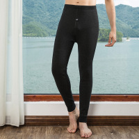 浪莎羊毛裤男士秋裤羊毛裤修身高腰加厚羊毛裤保暖裤男