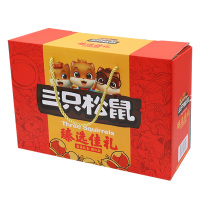三只松鼠水果干礼盒零食大礼包果干礼盒824g/8袋装