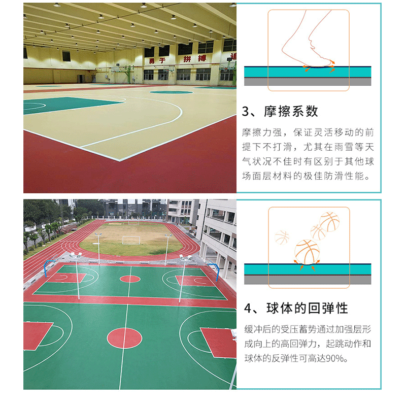 晨以橙 篮球场 定制 平方米高清大图