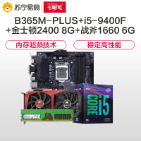 七彩虹战斧B365M-PLUS V21+战斧1660 6G+英特尔i5 9400F+金士顿KVR 2400 8PC