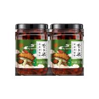 李子柒 朵朵香菇酱 冬笋辣椒酱拌饭下饭酱香辣拌面蘑菇220g*2瓶