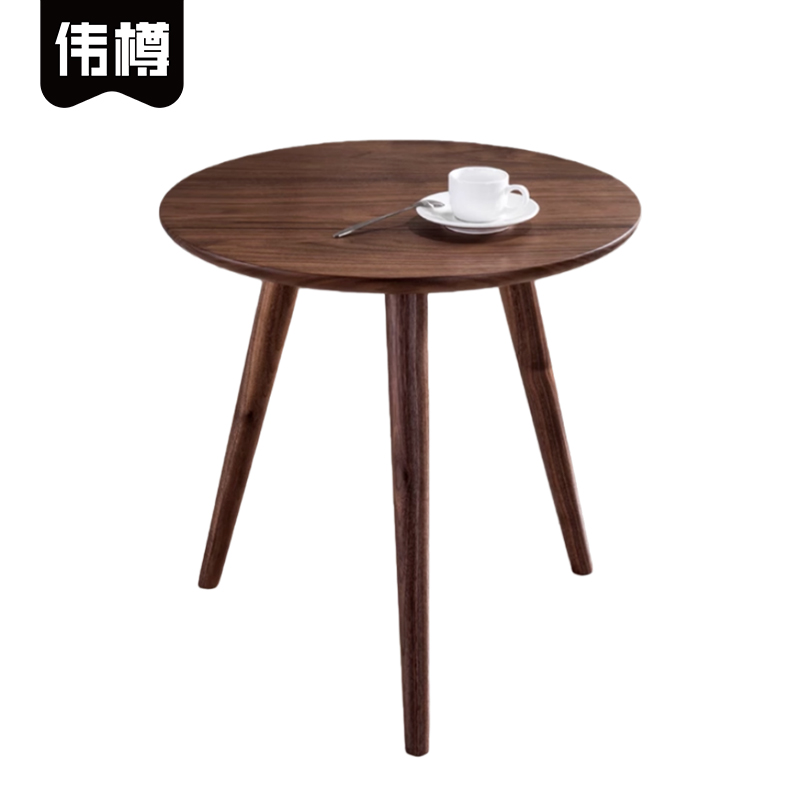 伟樽木质茶几60*60*50cm张高清大图