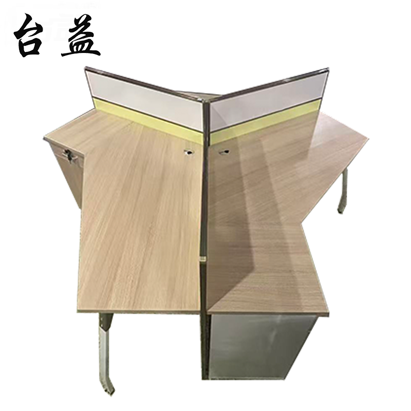 台益 办公桌 三人位屏风工位 TY-GW2024132 1850*2150*1080mm 张高清大图