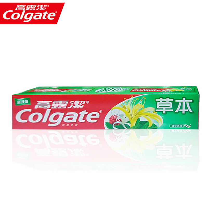 高露洁 草本牙膏140g高清大图