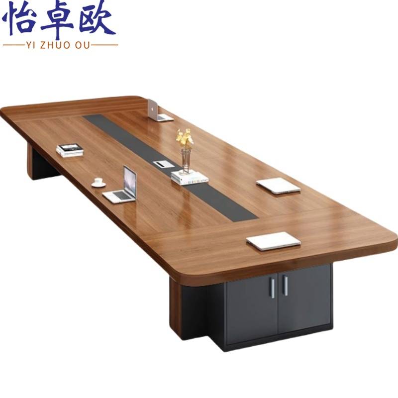怡卓欧会议桌2.8*1.2m张高清大图