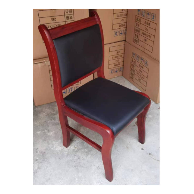 仓迪 CD-5323 常规标准办公椅 实木久坐舒服实木办公会议椅