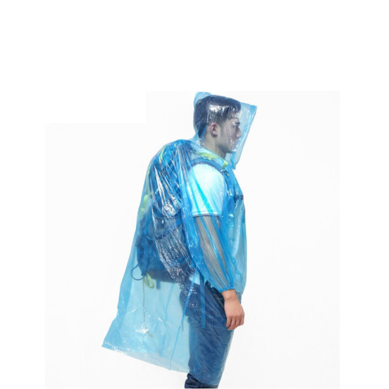 宜洁雨衣 一次性雨衣雨披户外登山旅行一次性雨披男女雨具( 1只装*2包) Y-9507