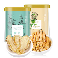 青源堂山药片100克 正宗山药瓶装 当归50克甘肃岷县无硫 当归切片 搭配党参50克组合装200克