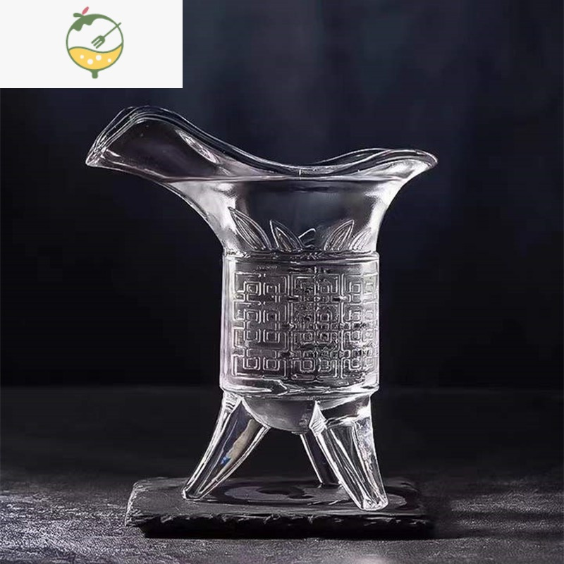 YICHENG帝星中国风120质感厚重古代王鼎造型鸡尾酒杯品酒敬酒白酒杯