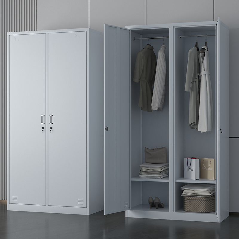 中豫鑫泽ZYXZ4071949铁皮更衣柜储物柜寄存包柜鞋柜 2门更衣柜 (加厚款)高清大图