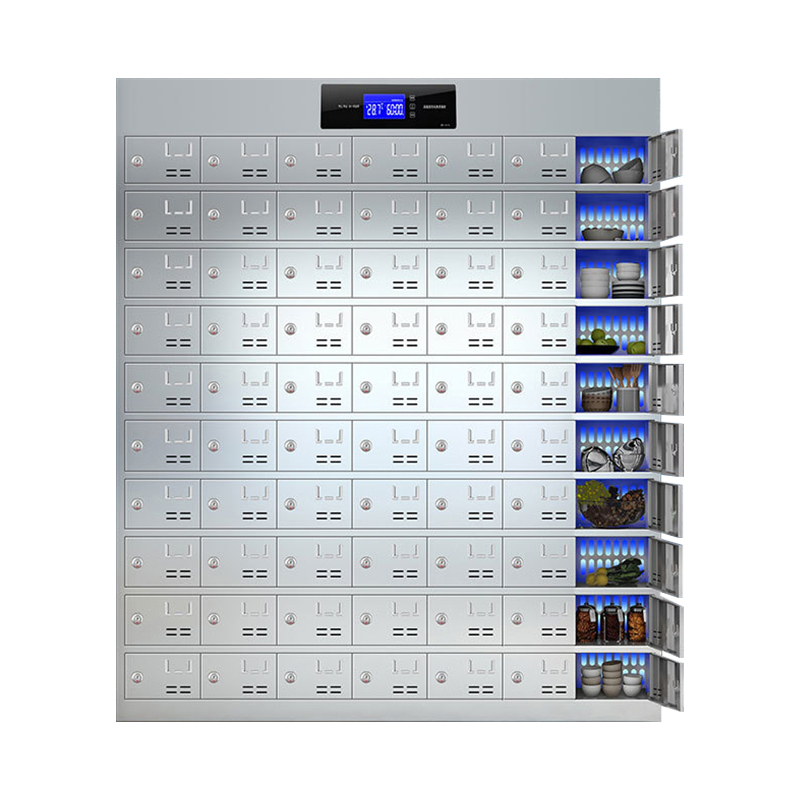 臻远 ZY-XDWG08 不锈钢消毒碗柜食堂餐具柜多门储物柜70门消毒碗柜