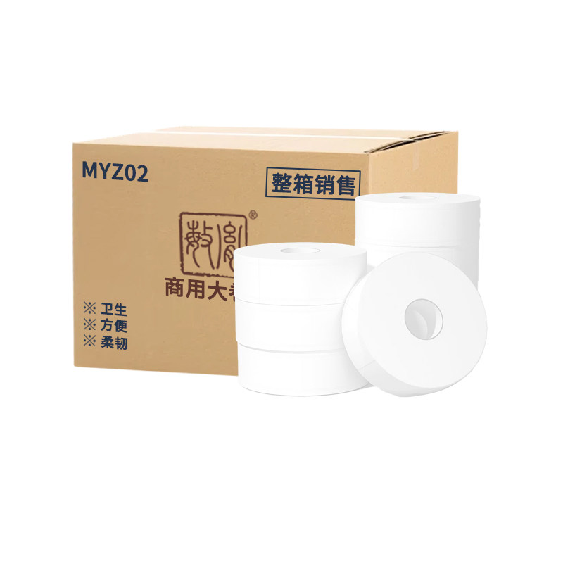 敏胤 MYZ02 720克*12卷/箱 商用 卷纸 (计价单位:提) 白色