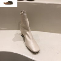 Ideamini这个方头短靴好有质感,穿着显瘦又舒服~!凉鞋