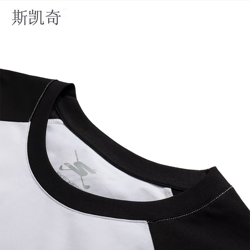 斯凯奇 情侣夏季透气短袖 P225U119-0019XXL 件高清大图