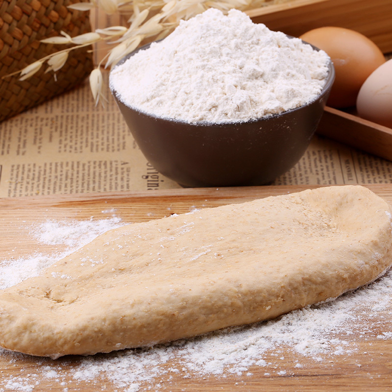 新疆天山北坡石磨全麦粉含麦麸面粉通用烘焙原料2kg家庭装