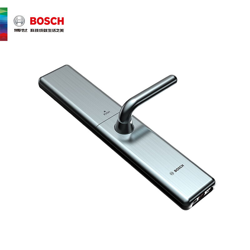 博世（BOSCH）ID80 指纹锁智能锁家用防盗门锁门禁指纹密码锁 C级锁芯自动滑盖门锁 星空蓝