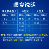【 正品保证 拍4免1 整盒送喂药器】拜耳 狗狗体内打虫药拜宠清体内驱蛔虫钩虫 犬用驱虫药 每10kg/片 单粒