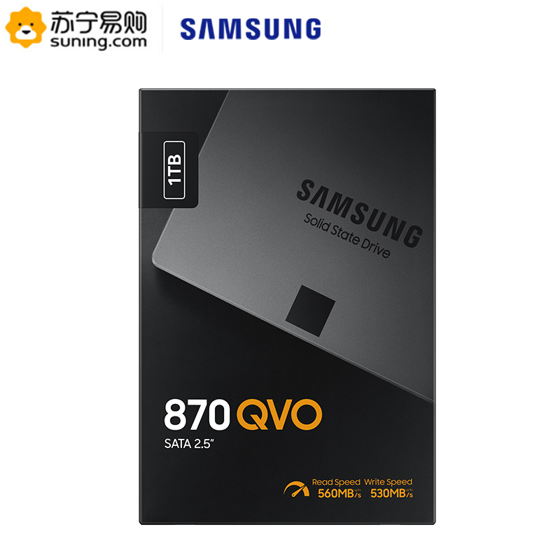 三星(SAMSUNG)870 QVO 1TB固态硬盘sata3.0接口 2.5“台式组装机笔记本电脑ssd固态硬盘(MZ-77Q1T)