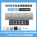 TP-LINK TL-R470GP-AC+4个XAP3002GI薄款（方）深空银套装