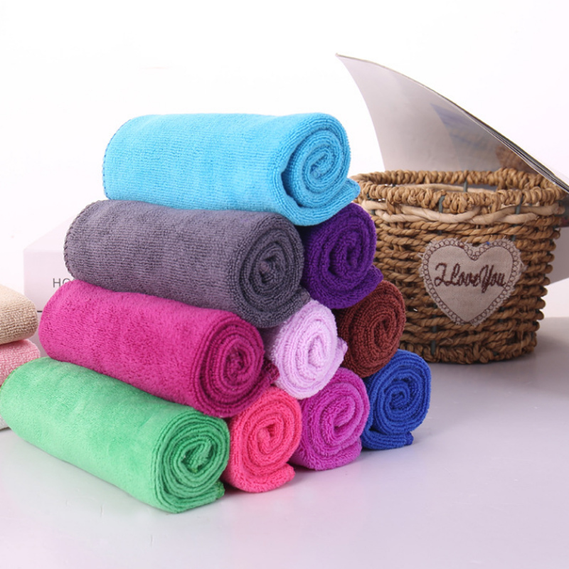 妙洁不沾毛毛巾涤纶小长方巾2条包视频