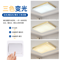 Grevol品拓2020年新款灯具客厅简约现代长方形创意个性卧室大气水晶led吸顶灯