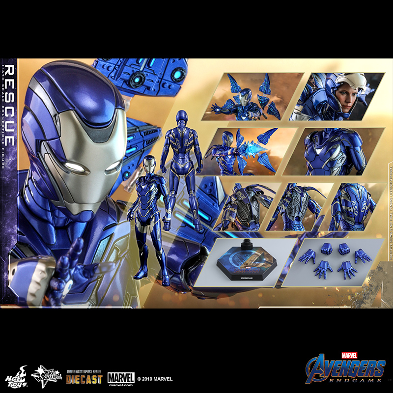 Hot Toys复仇者联盟4 救援装甲 1:6比例合金珍藏人偶高清大图