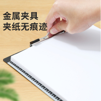 [4个装]网红小雏菊写字板夹便携式垫书写夹板 A4记事板文件夹票据夹板会议记录书写垫板金属塑料多规格可选