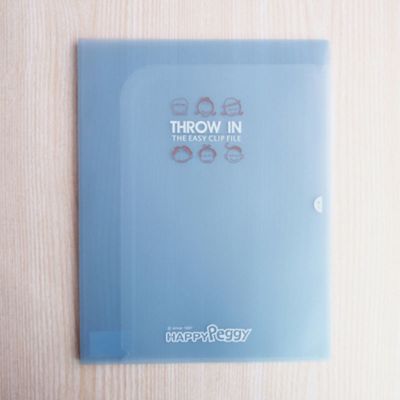巨门文具kevin文件夹4入6入A4资料夹文件袋公文袋试卷夹学习办公 4入浅蓝
