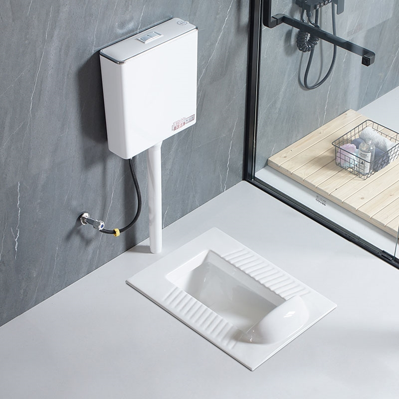 箭牌(arrow)卫浴蹲便器家用蹲坑式冲水箱整套装陶瓷大便器嵌入式防臭