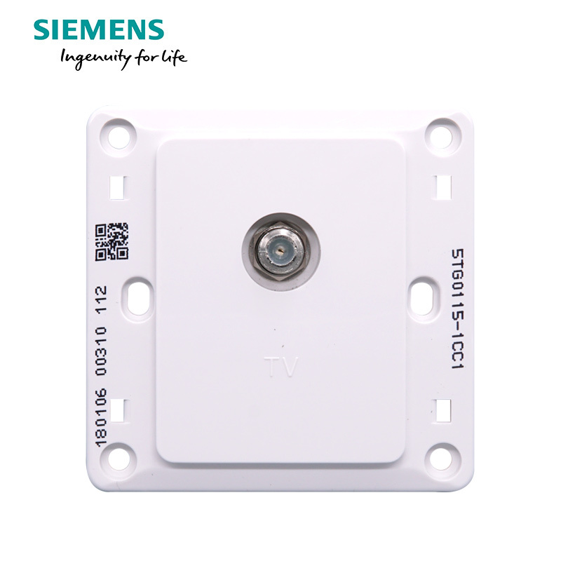 西门子(SIEMENS)开关插座 远景雅白系列宽频电视插座5TG0115-1CC1